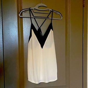 Express racerback lack tank top